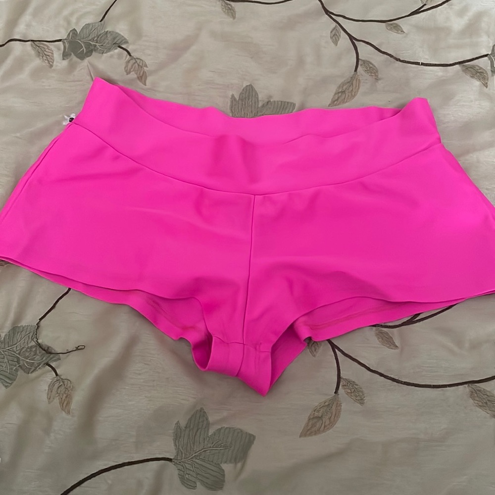 Hot pink booty shorts